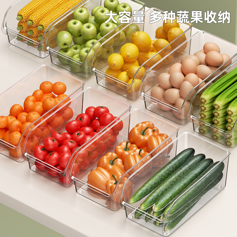 冰箱收纳盒/鸡蛋收纳盒/食品收纳盒/磁吸冰箱架/面条收纳盒密封产品图
