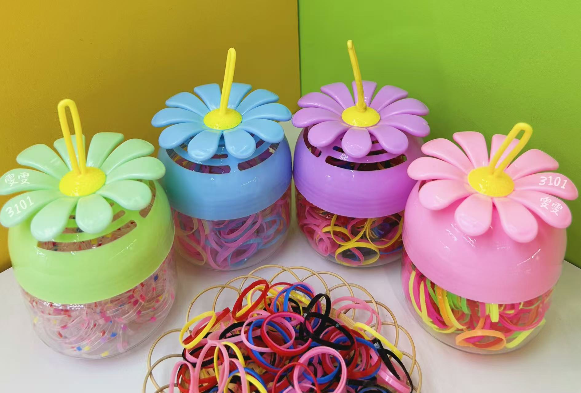 儿童发夹/亚克力儿童发夹/一次性皮筋/头饰/儿童发饰白底实物图