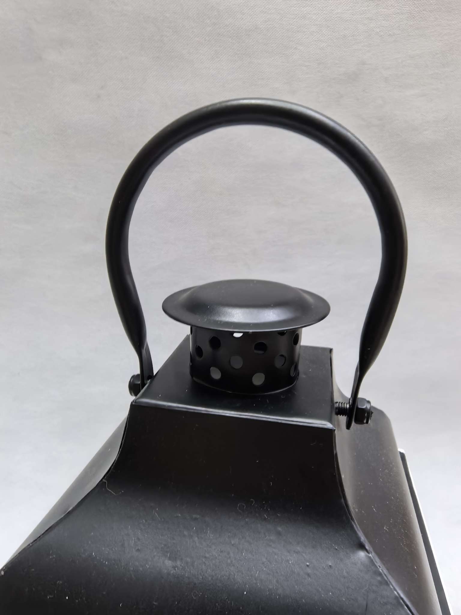 北美风灯烛台木头+玻璃+铁艺摆件详情图9