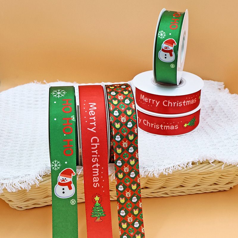 Christmas cake decorative ribbons, flower packing straps, gift packaging box straps, Christmas Eve gift diy straps