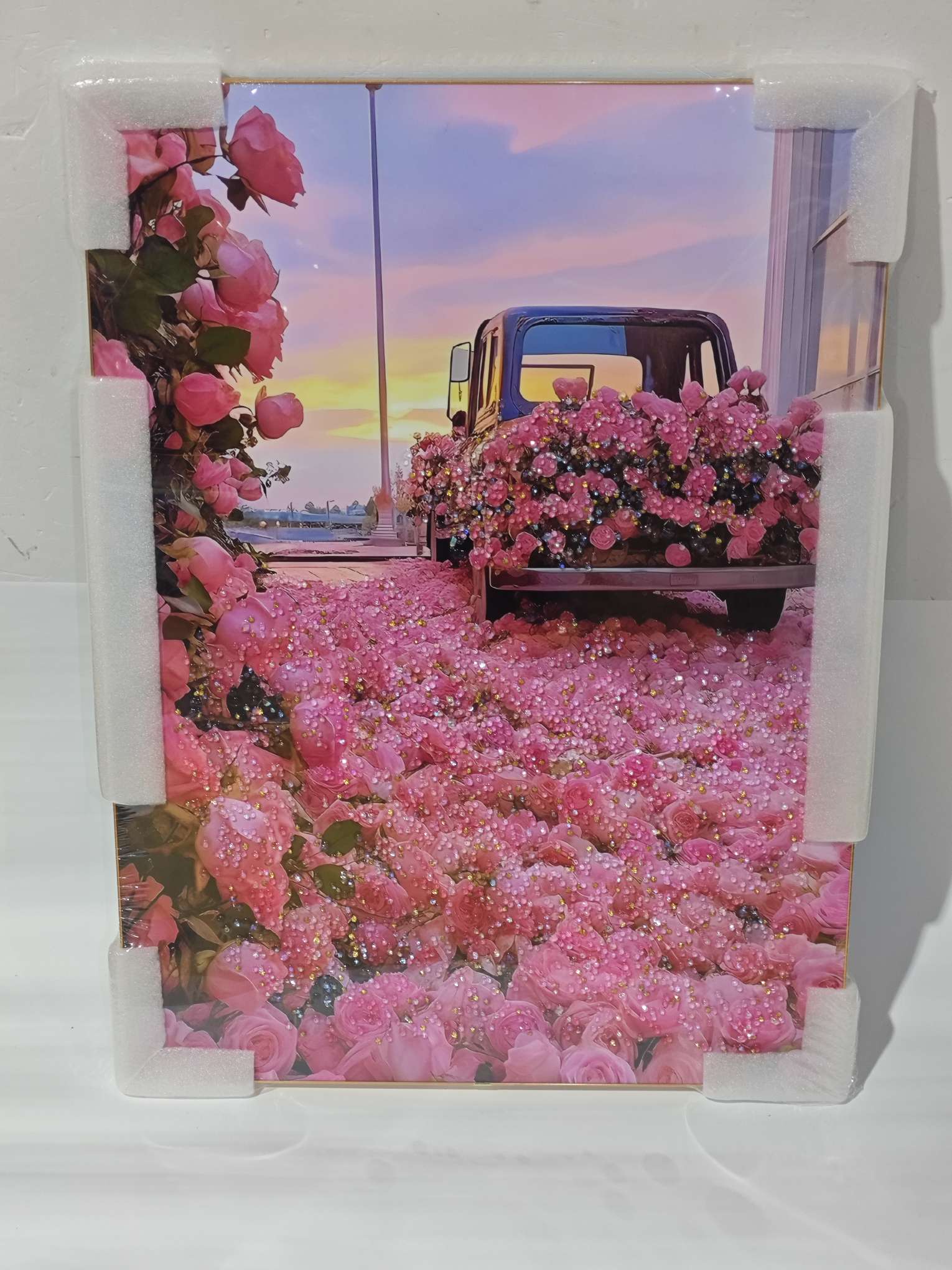 晶瓷画钻石画沙发背景画立体画钻石详情图5