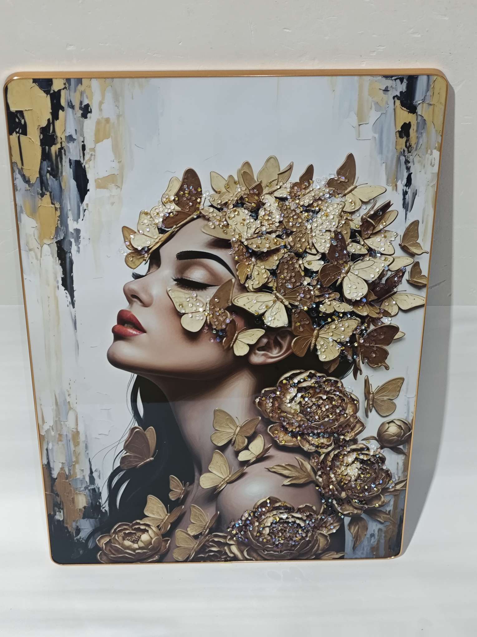 晶瓷画钻石画沙发背景画立体画钻石详情图7