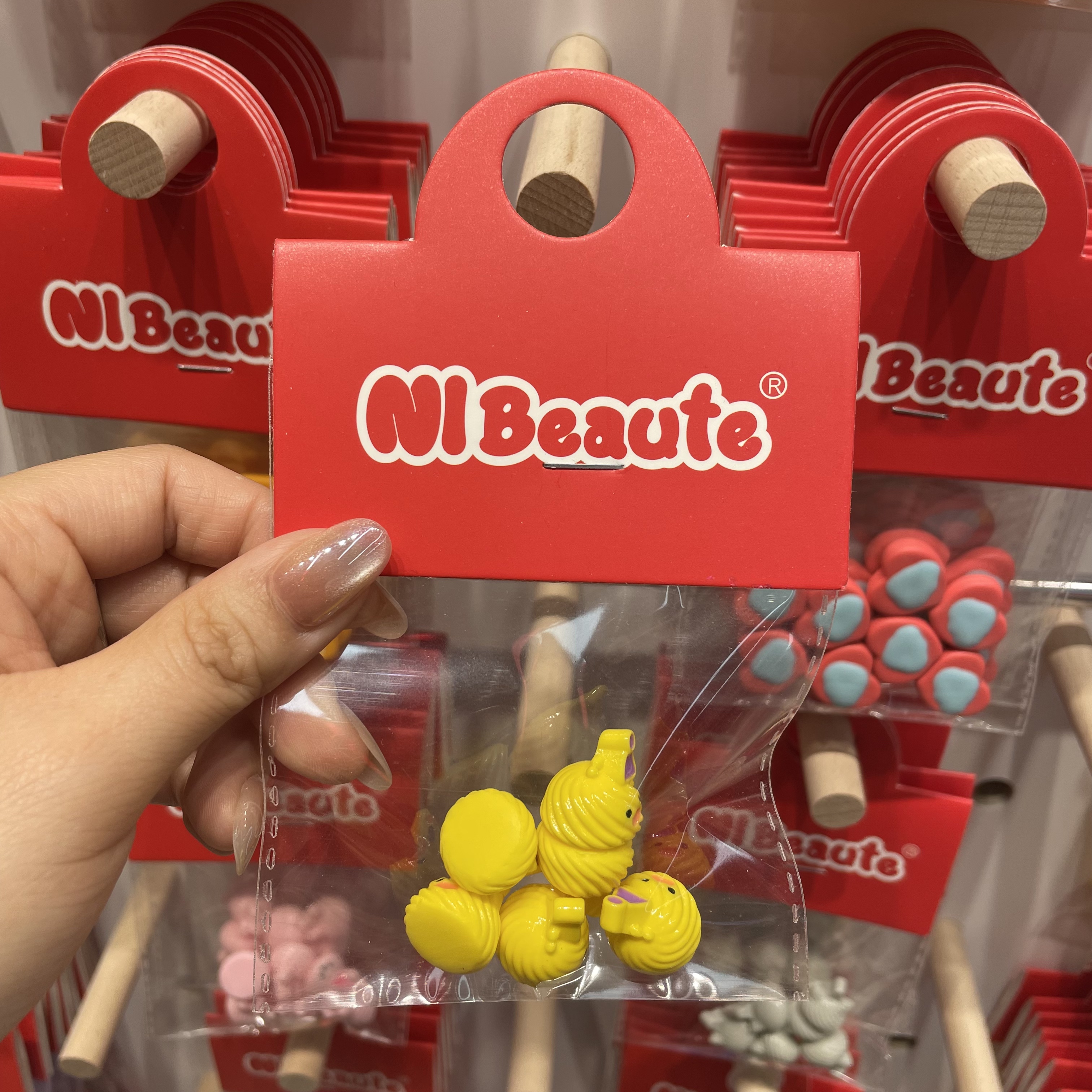 NIBeaute立体黄色条纹小鸡～创意潮流玩具DIY套装详情5