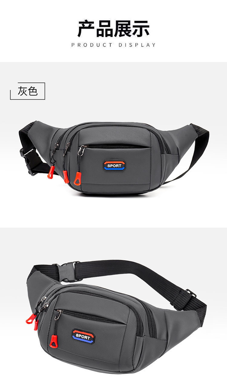 Factory direct sales 2026 new model mobile phone waist bag, all-season suitable outdoor leisure sports travel bag, business wallet detail image 13