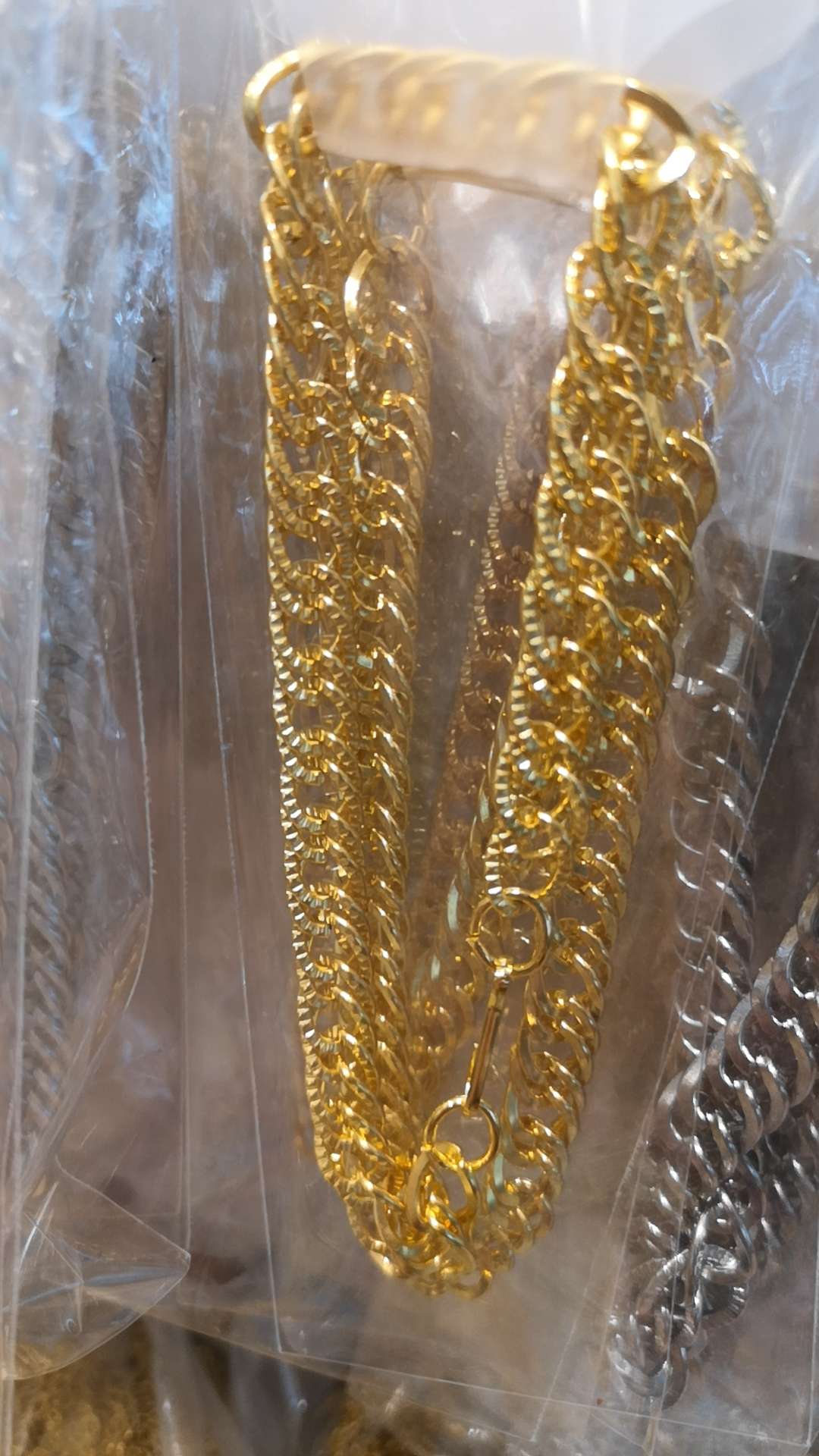 天然项链 仿金项链清新优雅时尚饰品 仿金大项链项链项链