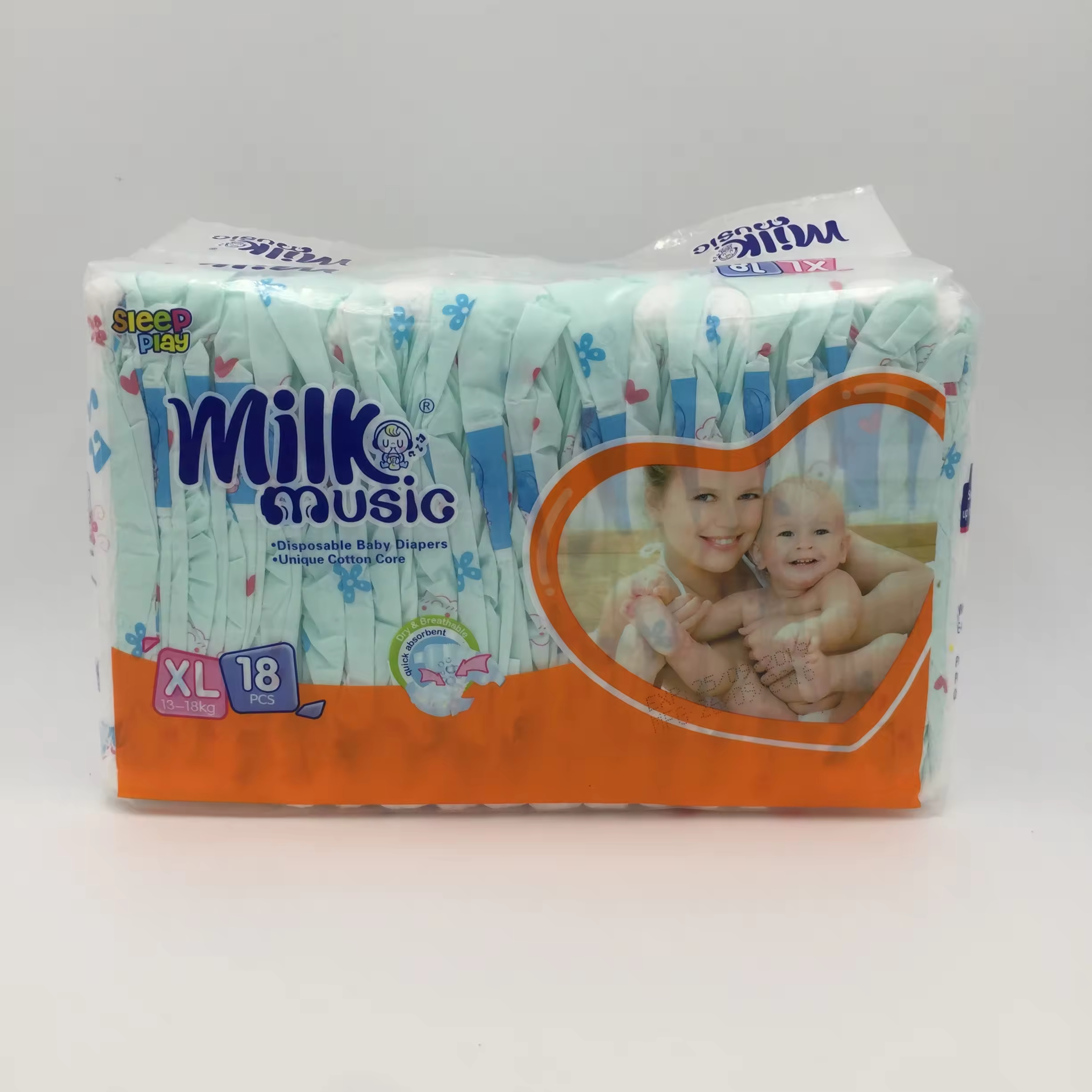 Milk Music Diapers婴儿纸尿布柔软高品质强吸水详情1