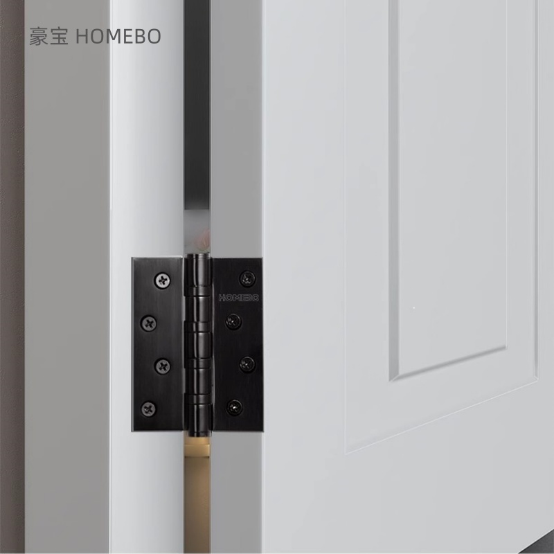Black stainless steel water-soaked door hinges, fireproof door and window accessories, furniture hardware accessories, sheet metal parts