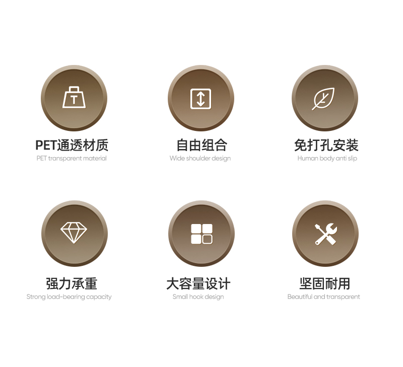 儿童绘本展示架壁挂免打孔墙上书架挂墙过道门后置物架透明亚克力详情2
