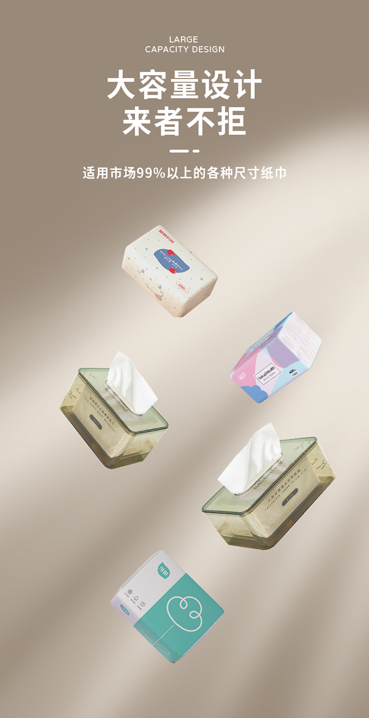 纸巾盒客厅高档轻奢现代创意茶几收纳高级感家用餐桌面ins抽纸盒详情6