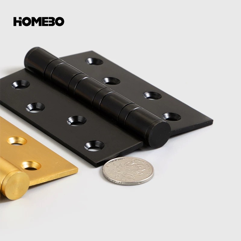 Black stainless steel water-soaked door hinges, fireproof door and window accessories, furniture hardware accessories, sheet metal parts Application Scenario