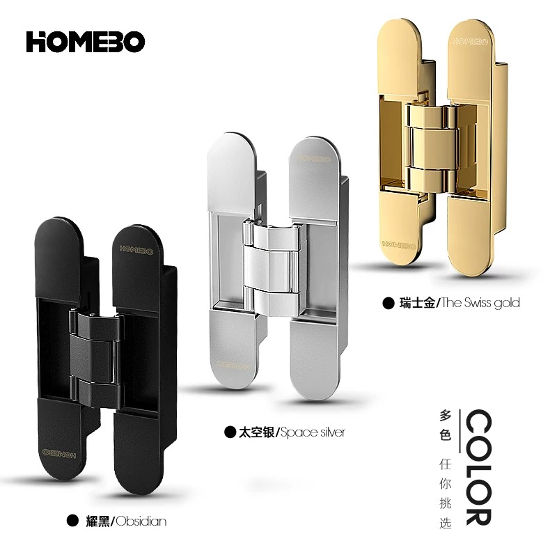 Stainless steel water-soaked hinges, invisible hinges, door hinges, door and window accessories, fireproof doors, furniture hardware accessories, sheet metal parts Item Picture