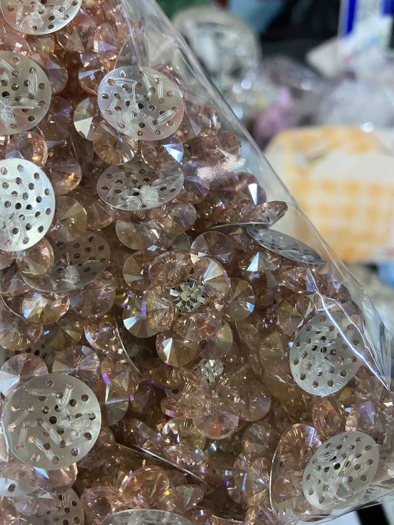 手工珠绣花饰刺绣手工活戳戳绣创意刺绣作品