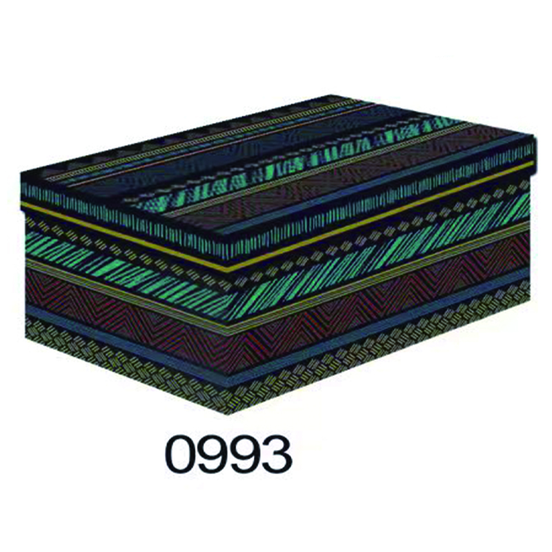 怡圆300g白卡纸贴瓦楞折叠礼品盒礼品包装盒礼物盒BXR395W-0993