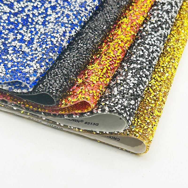 The entire sheet is self-adhesive, cut-able, ironing, hot melt glue, diy nail pads, clothing accessories, hand-nailed beads, 24cm*40 Specification image