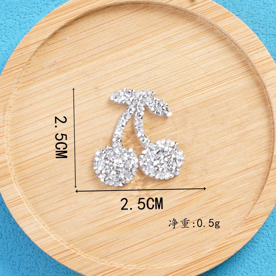 Hot melt adhesive full diamond three-dimensional butterfly high-flash heart star diamond sticker, hollowed-out water diamond sticker, diy clothing and hair accessories details Picture