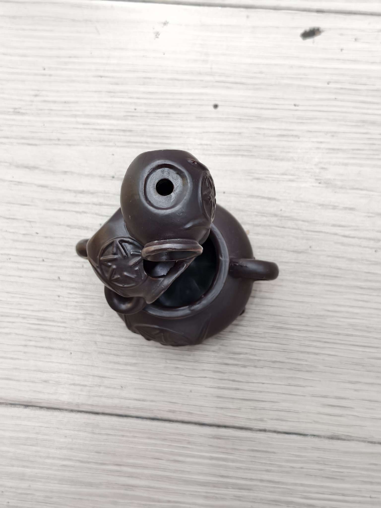 一件咖色陶瓷三层酒瓶倒流香香炉2286节日礼品工艺品家具用品白底实物图