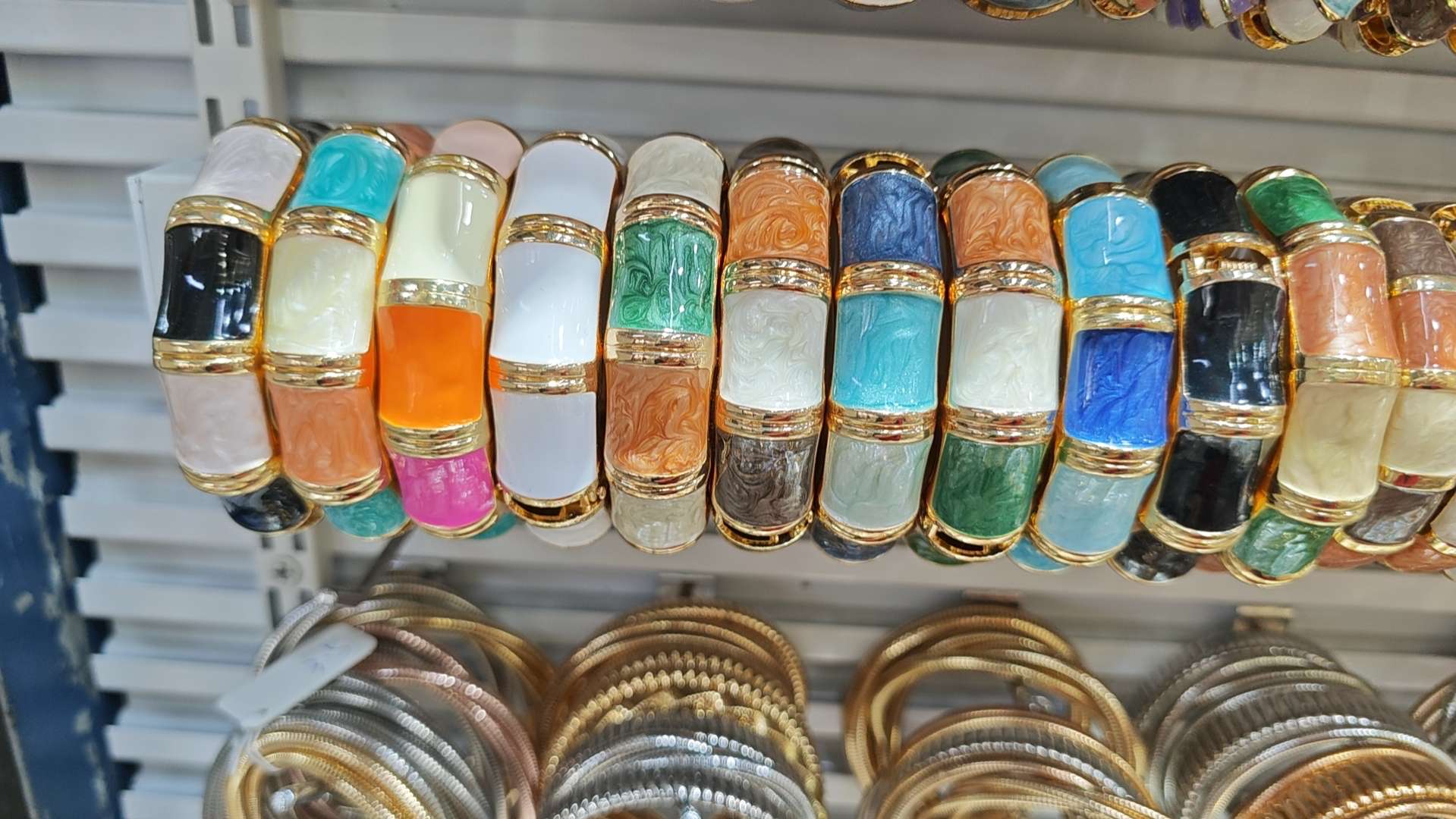 Alloy painting oil design exaggerated bracelet