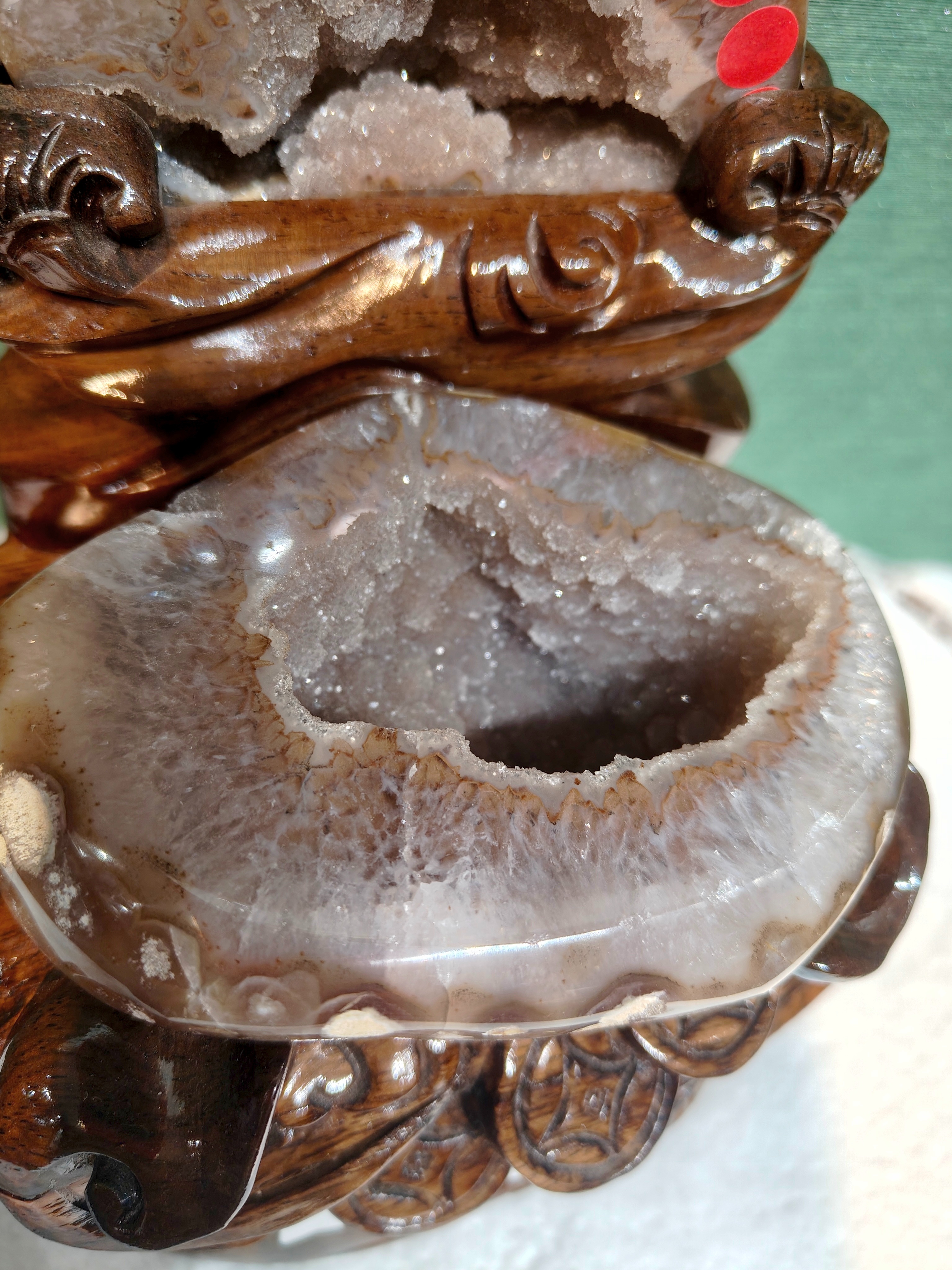 水晶/天然水晶/水晶原石/卡墨缇/水晶灯饰配件细节图