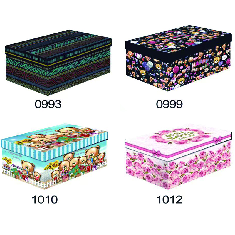 纸盒彩盒/一片式包装盒/彩印纸盒/白盒/礼品盒pvc白底实物图