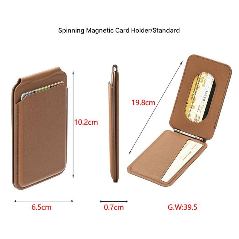 MagSafe folding Stand iP16/151413 universal card holder for Apple iPhone magnetic card case Application Scenario