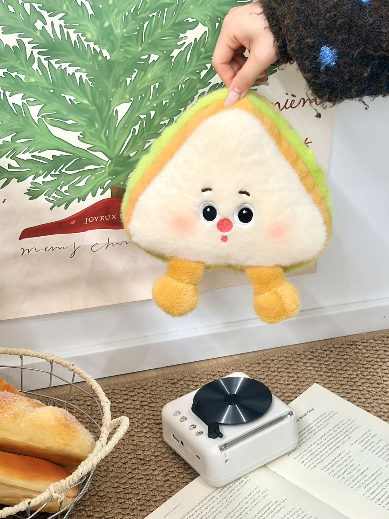 Ai-accompanied plush pendants, trendy toys, cute decorative pendants, trendy toys, plush pendants, trendy toys Item Picture