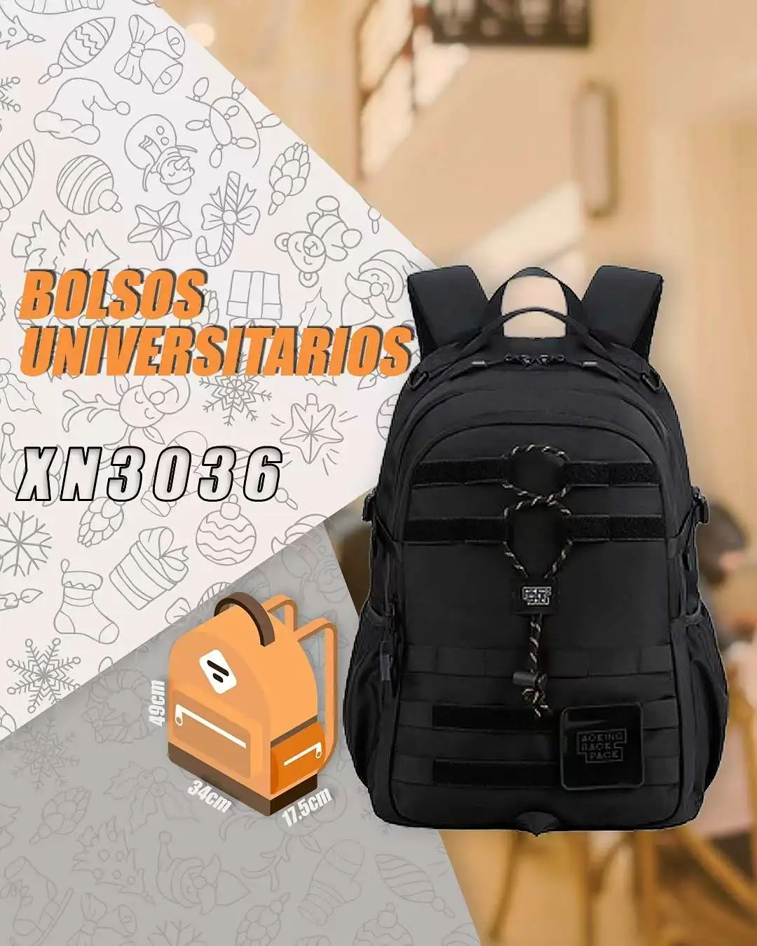 Aowang Backpack Factory Direct Store Backpacks, backpacks, outdoor bags, men's and women's outdoor bags detail image 10