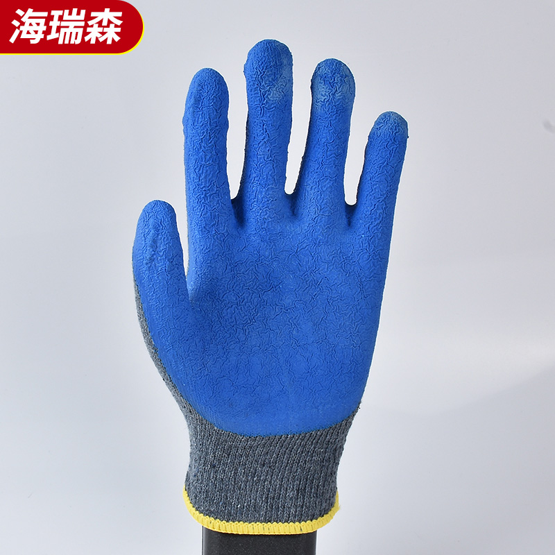 劳保手套/手套/皮手套男士冬季户外/五金机械作业手套/浸塑手套产品图