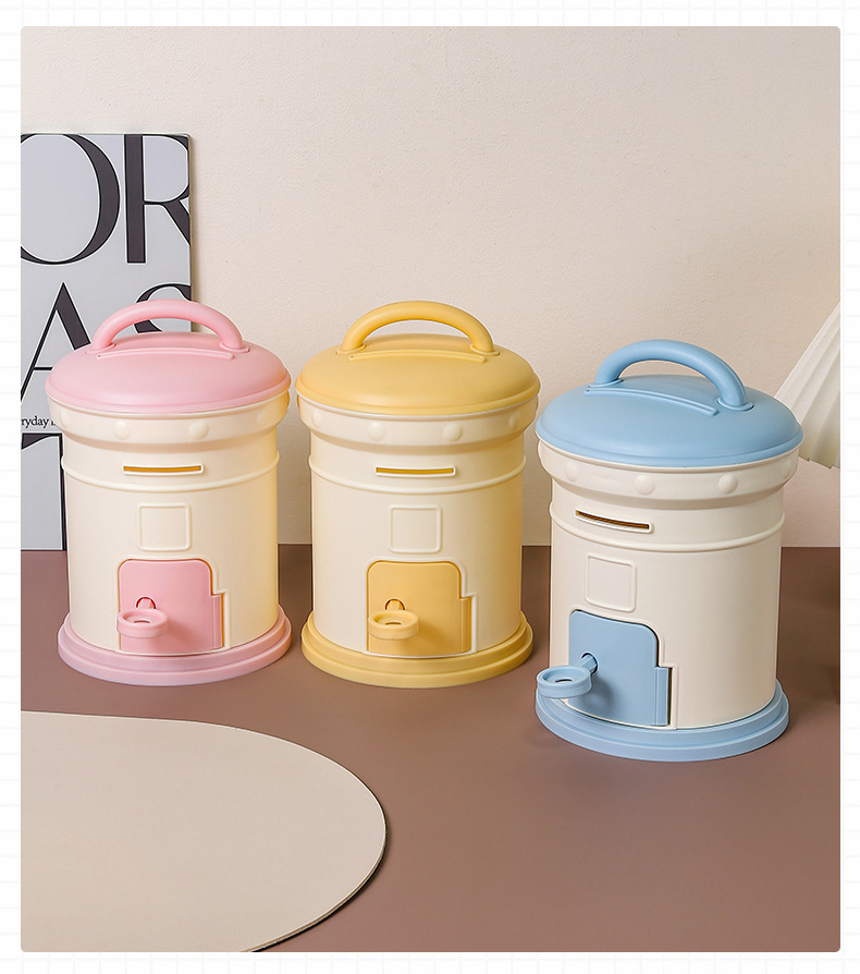 J192-W3509儿童可爱邮箱存钱存钱罐塑料储物存钱罐详情图4