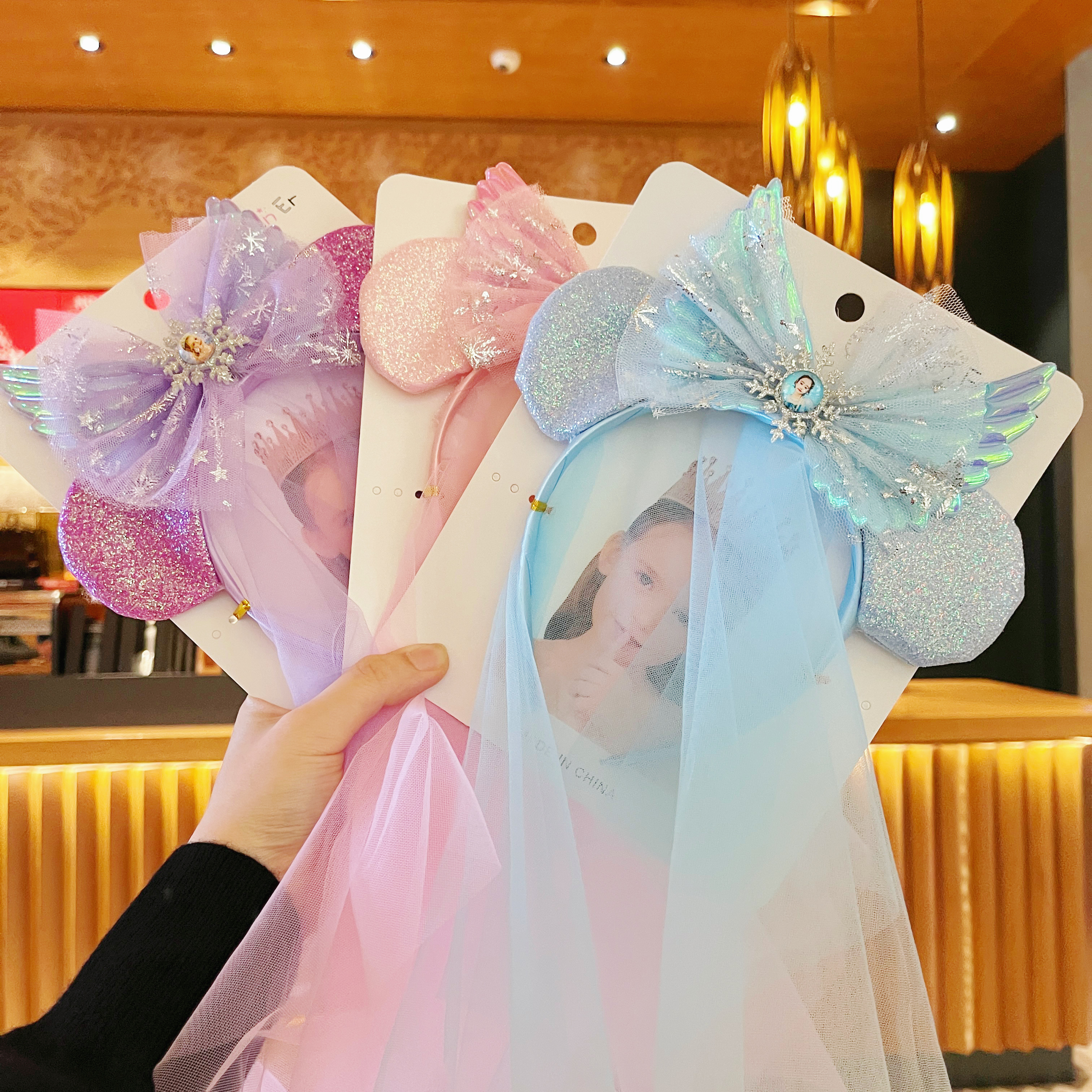 发夹/发饰/发卡/亚克力儿童发夹/抓夹白底实物图