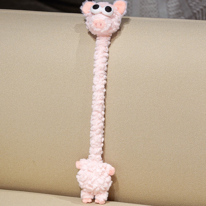 New plush toys, long-necked giraffe bestsellers, evil Dachshund toys, plush figurines, plush toys, doll bags, pendants, long-necked Douyin same style, Internet celebrity bestsellers, trendy toys wholesale, plush toys detail image 4