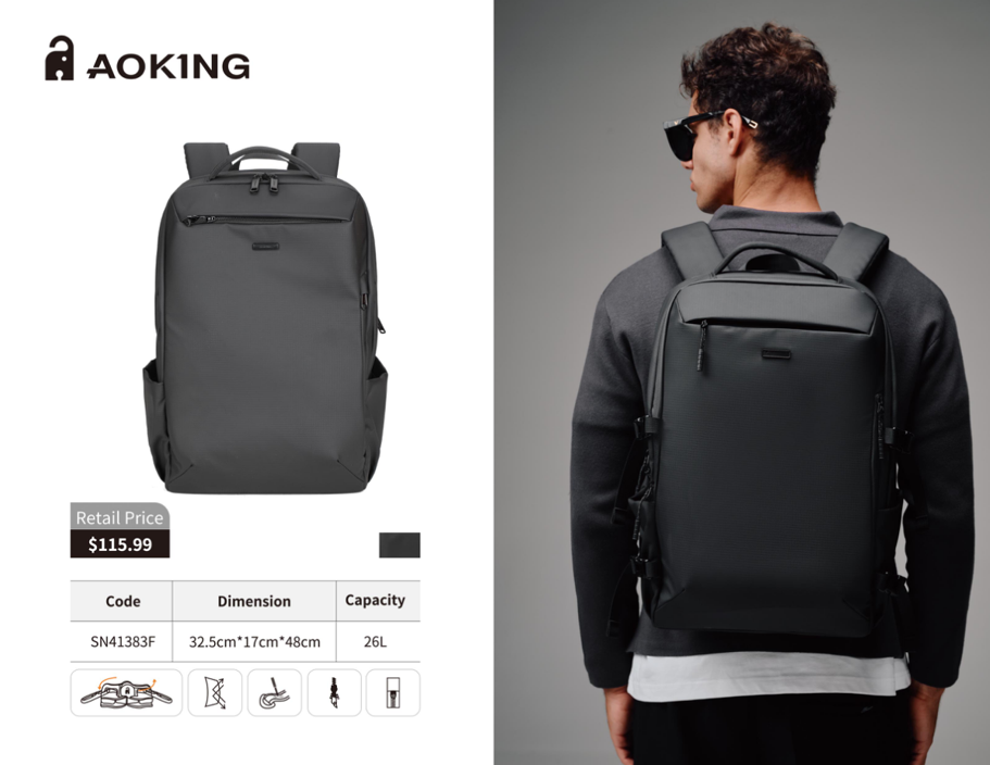 Aowang Backpack Factory Direct Store Backpacks, backpacks, outdoor bags, men's and women's outdoor bags detail image 8