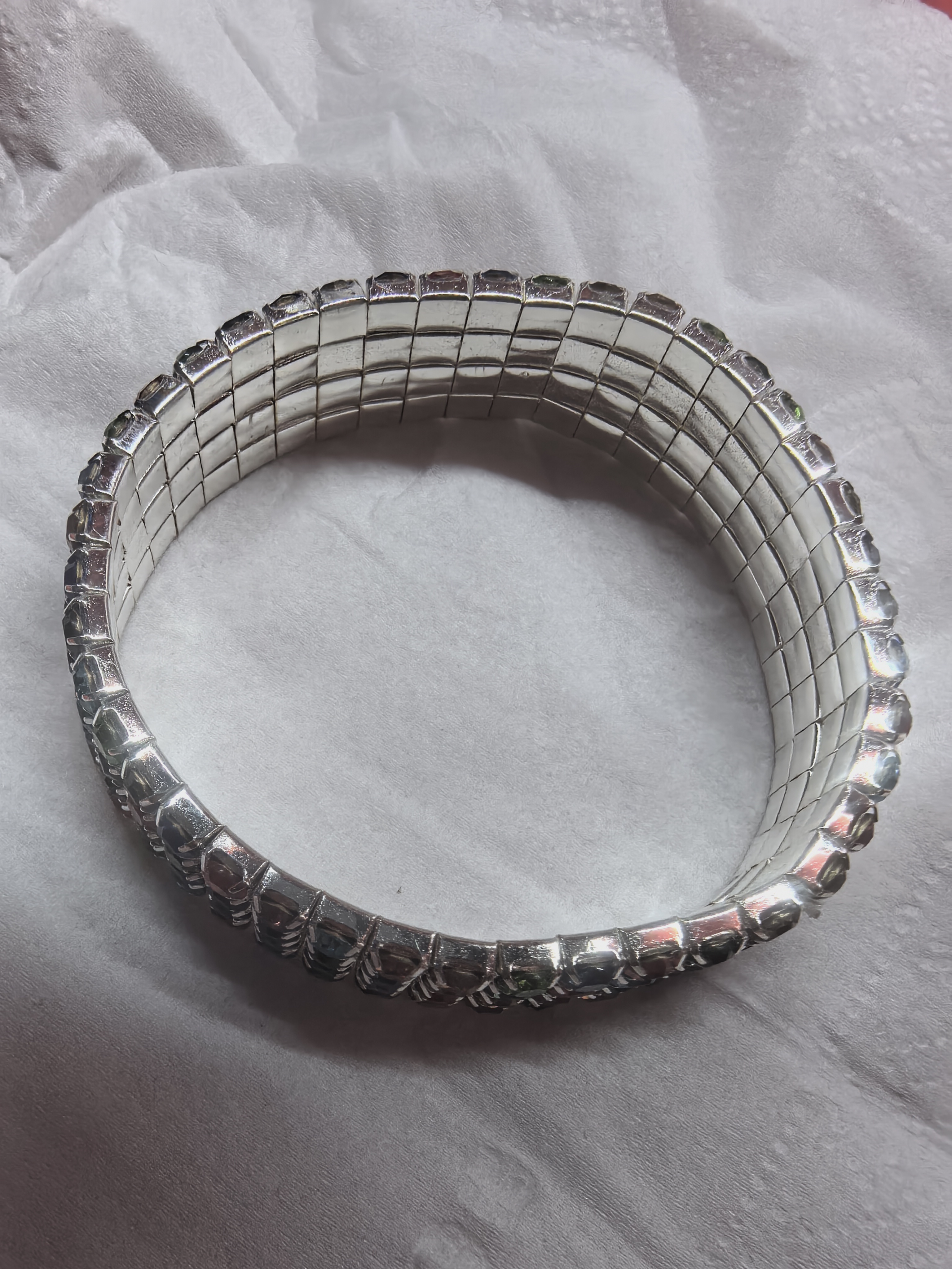 珠宝饰品，合金爪链手工手链手镯介子，翡翠玉手镯首饰，中学生，小学生，白富美2026流行饰品。网络爆款。中东风格。电镀饰品详情图2