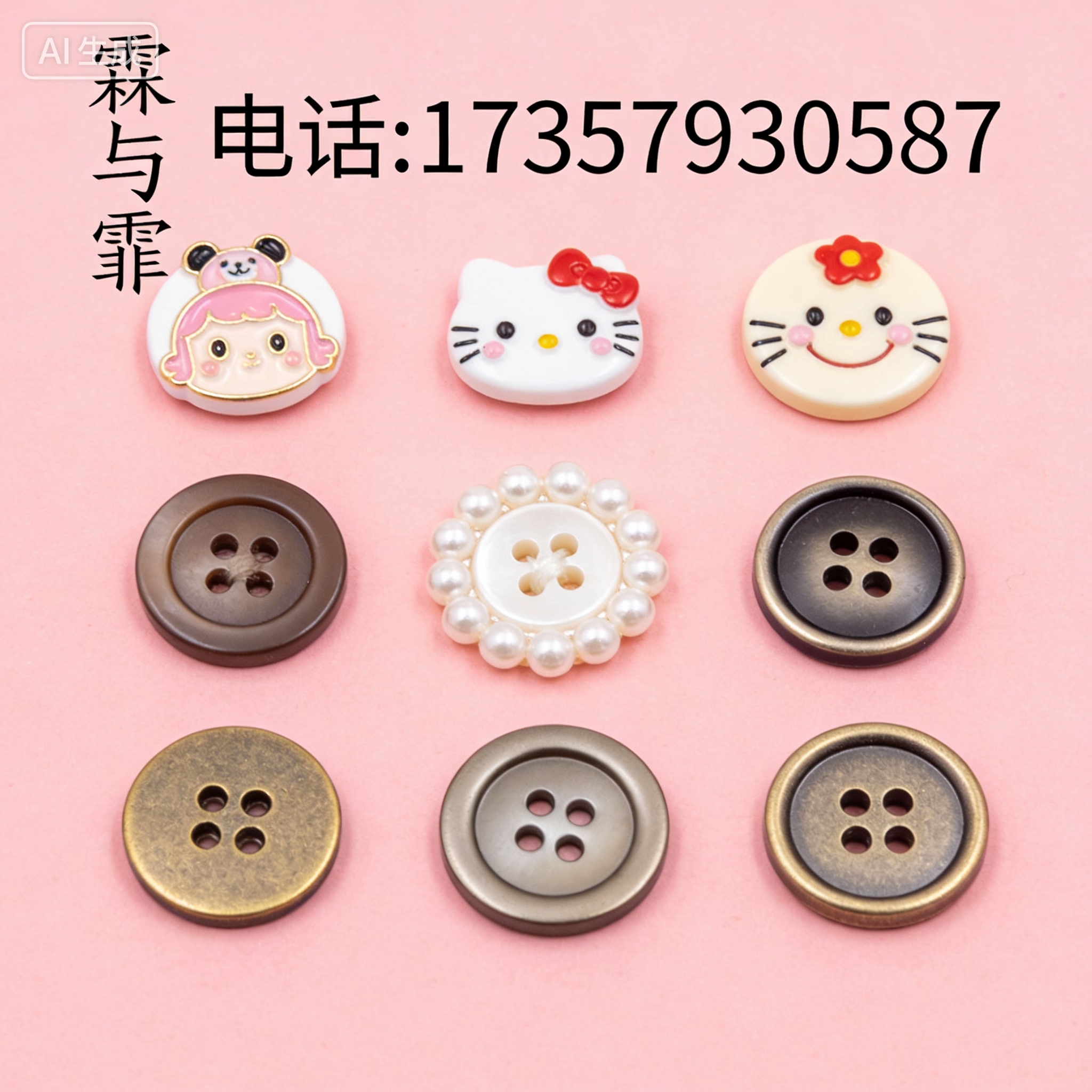 帽子/头巾 配件实物图