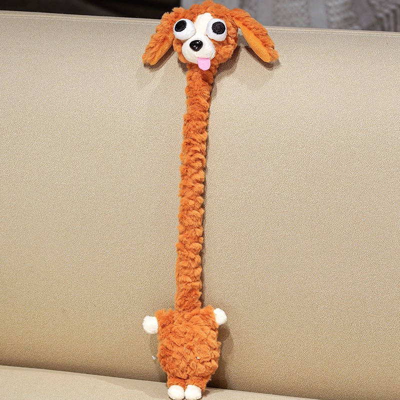 New plush toys, long-necked giraffe bestsellers, evil Dachshund toys, plush figurines, plush toys, doll bags, pendants, long-necked Douyin same style, Internet celebrity bestsellers, trendy toys wholesale, plush toys detail image 5
