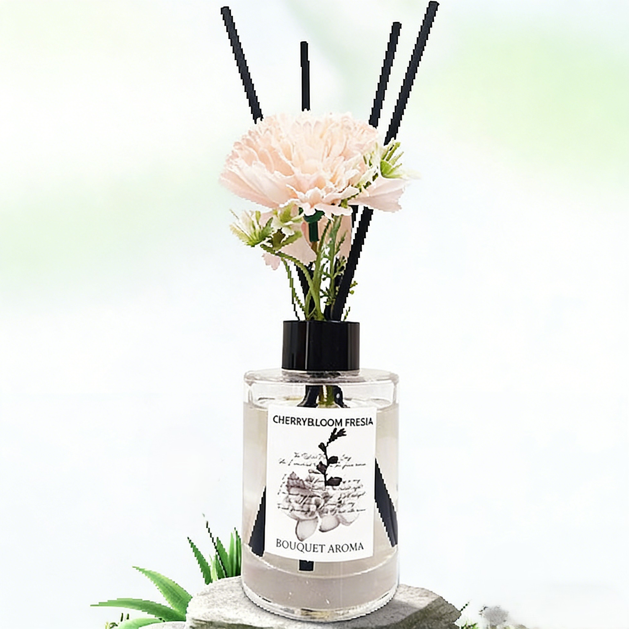 TATEXANG120ml floral craft casa mesa de té bigote vaso de vidrio pic 2