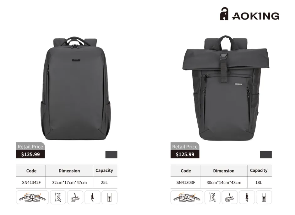 Aowang Backpack Factory Direct Store Backpacks, backpacks, outdoor bags, men's and women's outdoor bags detail image 7