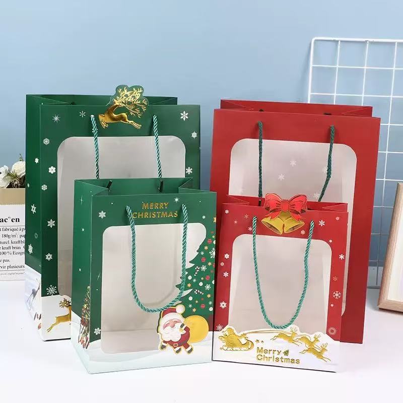 圣诞系列礼品透明袋特小号14*8*18，小号18*13*25，中号20*16*30，大号25*18*35详情1