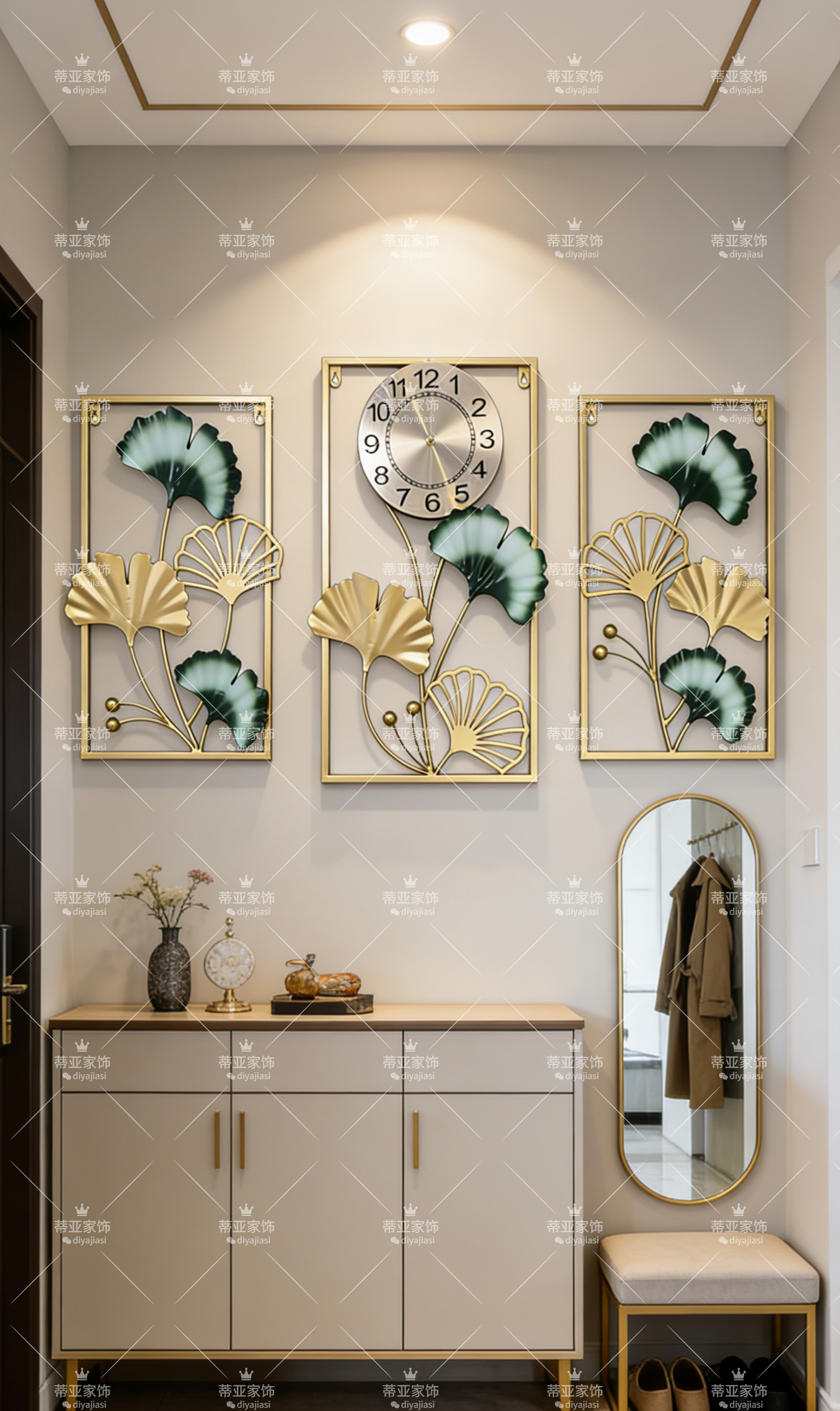 ساعة حديد الزخرفة ساعة حديد Specification image