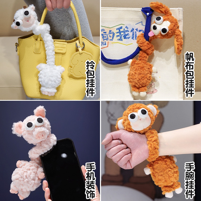 New plush toys, long-necked giraffe bestsellers, evil Dachshund toys, plush figurines, plush toys, doll bags, pendants, long-necked Douyin same style, Internet celebrity bestsellers, trendy toys wholesale, plush toys detail image 7