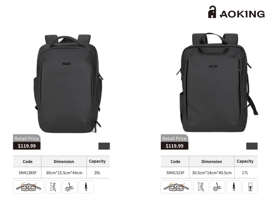 Aowang Backpack Factory Direct Store Backpacks, backpacks, outdoor bags, men's and women's outdoor bags detail image 9