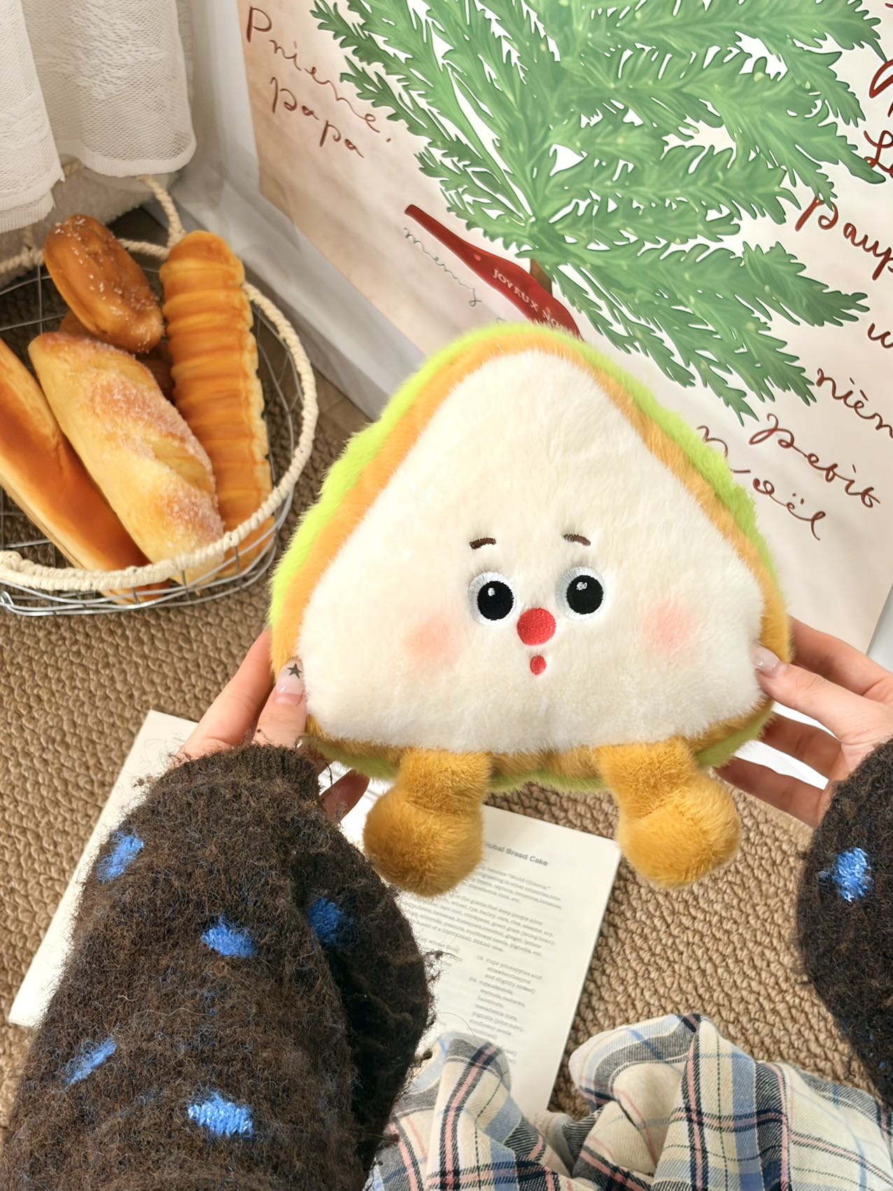 Ai-accompanied plush pendants, trendy toys, cute decorative pendants, trendy toys, plush pendants, trendy toys Specification image