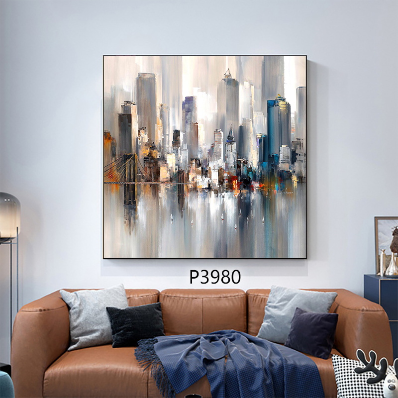 鑫斐越纯手绘油画FY3366装饰画