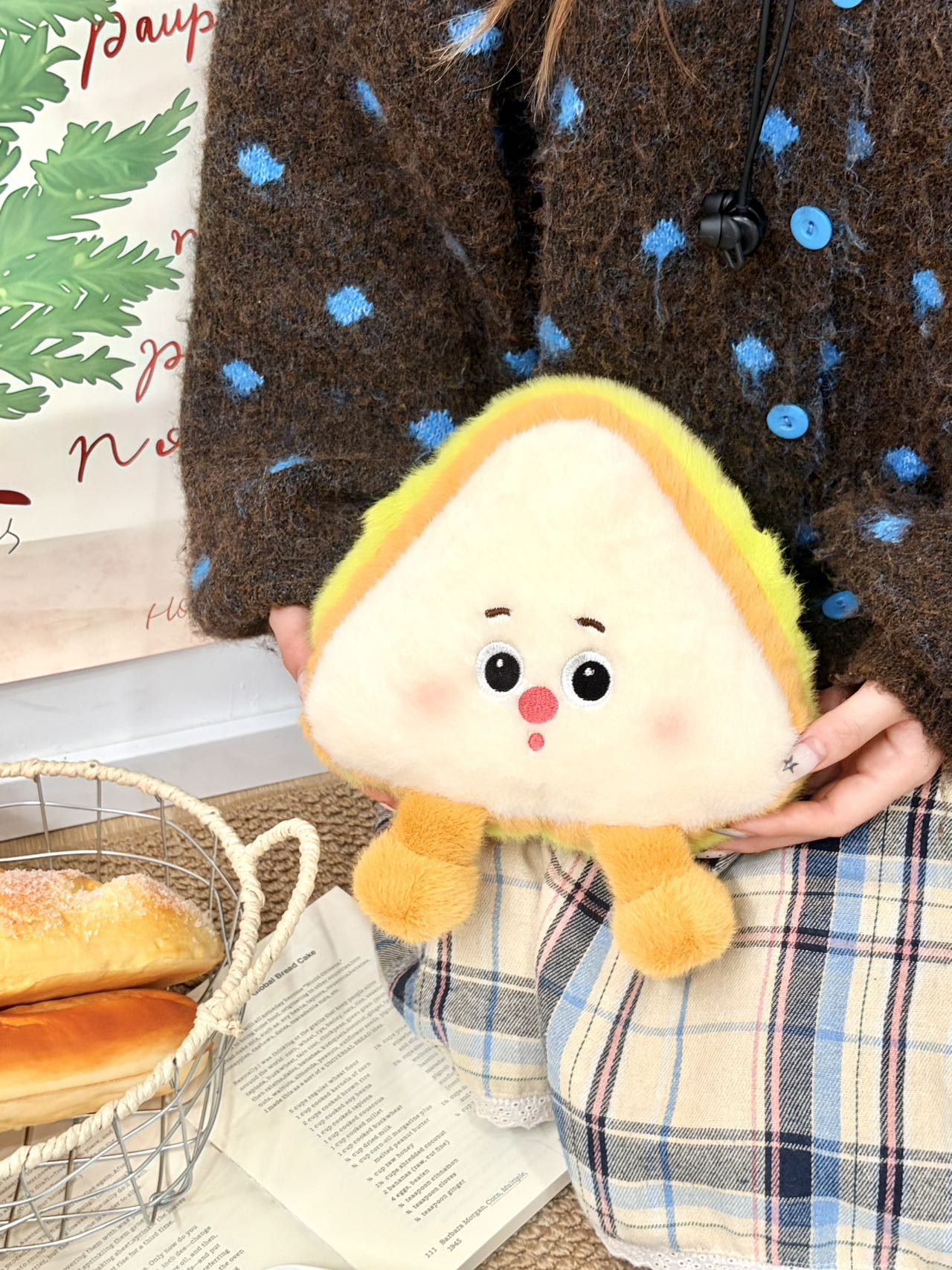 Ai-accompanied plush pendants, trendy toys, cute decorative pendants, trendy toys, plush pendants, trendy toys