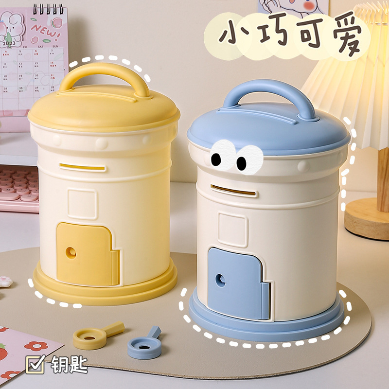 J192-W3509儿童可爱邮箱存钱存钱罐塑料储物存钱罐细节图