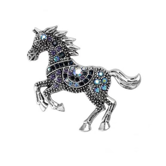 دبوس حمار مكتمل، وملحقة، وملحنة، ومزيج من أزهار الصدر المعدنية detail image 2