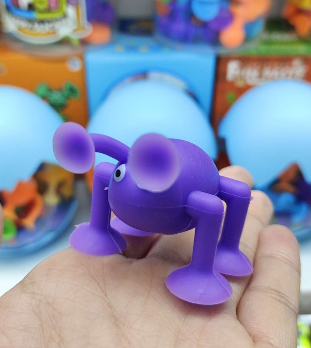 Children's educational toys, DIY building blocks, soft rubber building blocks, bathroom suction cups, water play toys, animal series mixed styles detail image 8
