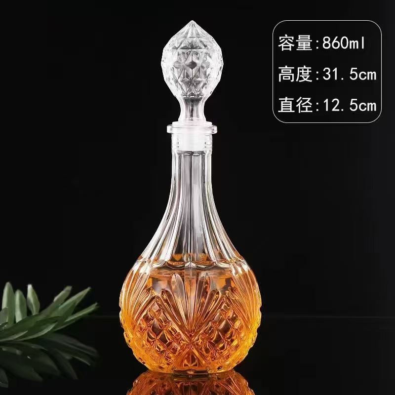 卡墨缇天然水晶原石水晶灯饰配件水晶酒瓶