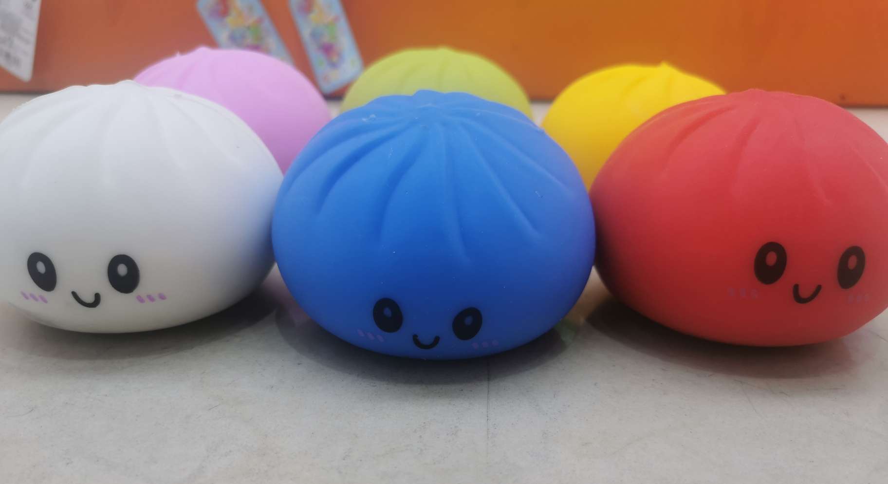 实色印刷包子套盒细节图