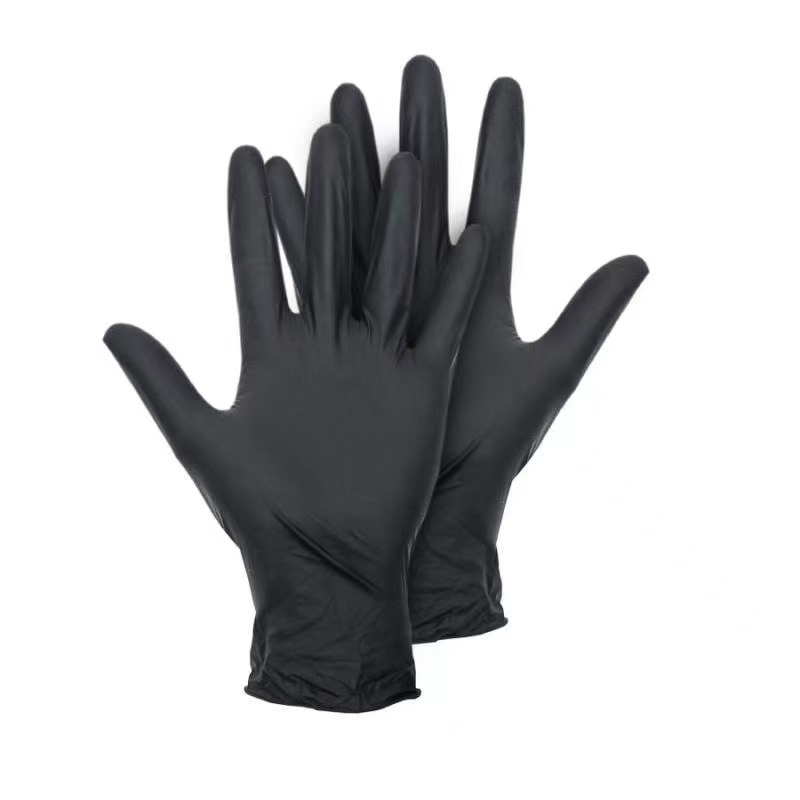 Wholesale disposable composite gloves in black size, 100 pieces in total Specification image