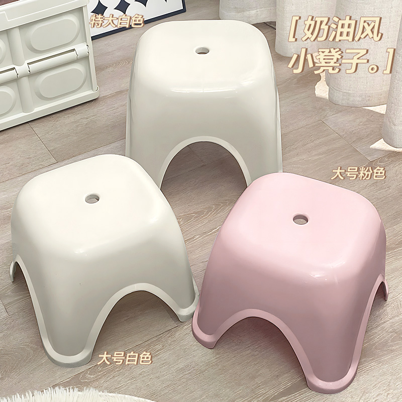 小凳子家用矮凳软垫客厅茶几凳子可叠放板凳儿童小椅子沙发凳方凳